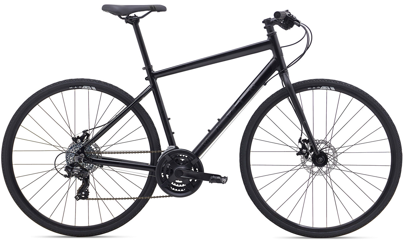 Фотография Велосипед Marin FAIRFAX 1 28" размер XL 2021 black